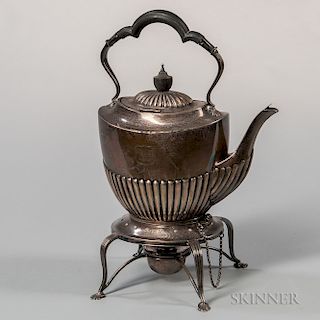 Victorian Sterling Silver Kettle-on-Stand