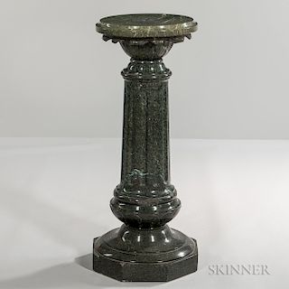 Verde Marble Pedestal