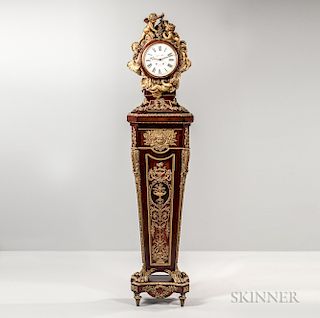 E. Kahn & Cie. Louis XIV-style Ormolu-mounted Amaranth and Tulipwood-veneered Long Case Clock