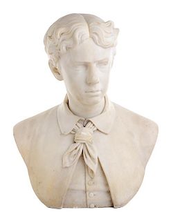 * Cyprian Godebski, (French, 1835-1909), Bust of a Boy, 1866