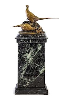 * Clovis-Edmond Masson, (French, 1838-1913), A Family of Pheasants