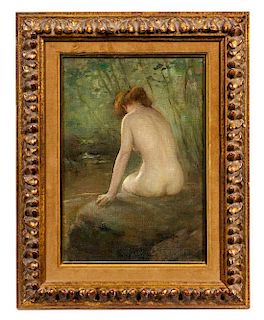 * Artist Unknown, (19th Century), Bather