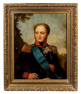 * Artist Unknown, (Russian, 19th Century), Portrait of an Officer