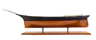 * A Model of a Young Mechanic Clipper Ship Height of model 19 1/2 x length 66 inches.