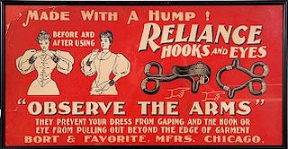 MILLINERY ADVERTISING SIGN, 