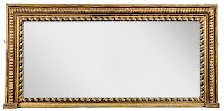 Classical Gilt Wood Over Mantel Mirror