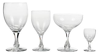 27 Pieces Orrefors Crystal Stemware