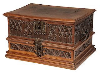 Gothic Revival Carved Box
