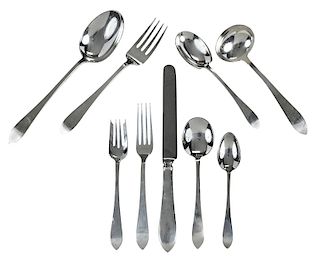 Tiffany Faneuil Sterling Flatware, 50 Pieces