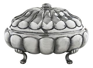 Mexican Sterling Lidded Entree