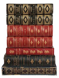 Seven Volumes of Cruikshank Fine Bindings