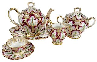 16 Piece Cauldon Porcelain Tea Service