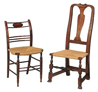 Queen Anne Side Chair, Sheraton Side Chair