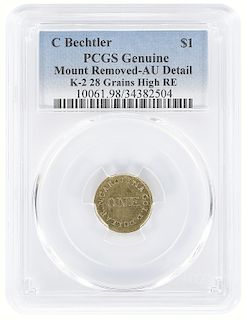 Chistopher Bechtler $1 Gold Coin