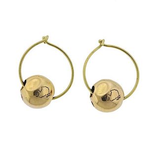 DoDo 18K Gold Hoop Earrings