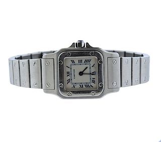 Cartier Santos Stainless Quartz Watch W20056D6