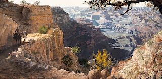Clark Hulings (1922-2011), Grand Canyon (1970)