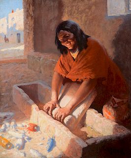 William R. Leigh (1866-1955), Hopi Woman (1910)