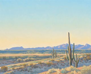 Maynard Dixon (1875-1946), Desert Evening (1943-46)