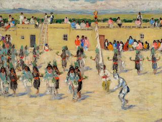 Grace Ravlin (1873-1956), Hopi Corn Dance