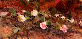 Richard Schmid (b. 1934), Tea Roses (1999)
