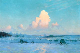 Sydney Laurence (1865-1940), Seascape (1893)