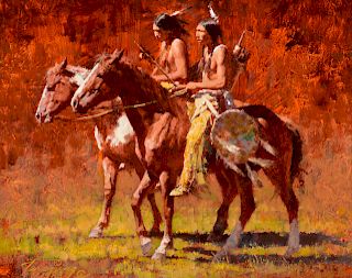 Howard Terpning (b. 1927), Cheyenne (1983)