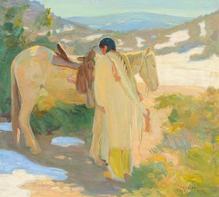 Bert Geer Phillips (1868-1956), The Lost Trail