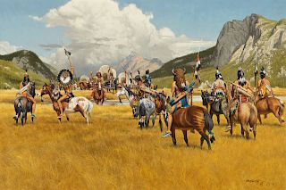 Frank McCarthy (1924-2002), The Chief Came Forward (1978)