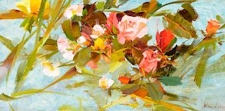 Richard Schmid (b. 1934), Pink Rose (2013)