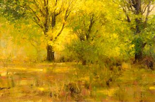 Richard Schmid (b. 1934), Autumn Maples (1974)