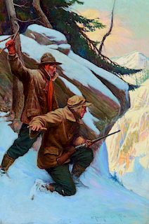 Charles DeFeo (1892-1978), Elk Hunters