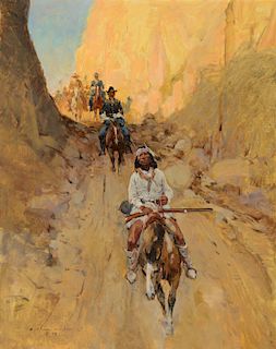 Ernest Chiriacka (1913-2010), Canyon Pass (1978)