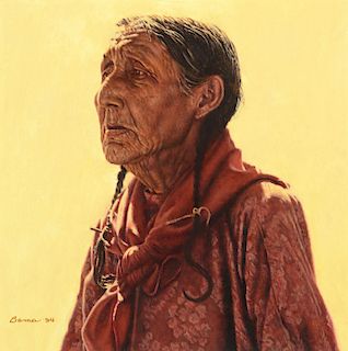 James Bama (b. 1926), Crow Elder (1994)