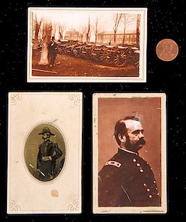 Mathew Brady Civil War CDV's and Tintype Photographs