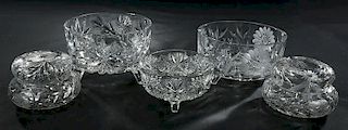 Brilliant Period Cut Glass Ferners, Vanity Items