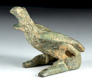 Roman Bronze Figurine of a Standing Eagle
