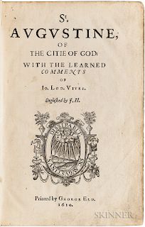 Augustine of Hippo, Saint (354-430) Of the Citie of God: with the Learned Comments of Io. Lod. Vives.