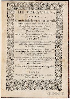 Cartwright, John, of Magdalen College, Oxford (fl. circa 1599) The Preachers Travels. Wherein is set downe a true Iournall, to the conf