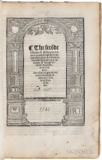 Fabyan, Robert (d. 1513) Chronicle.