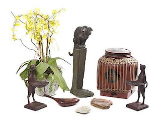 A Collection of Decorative Articles, Height of tallest 18 7/8 inches.