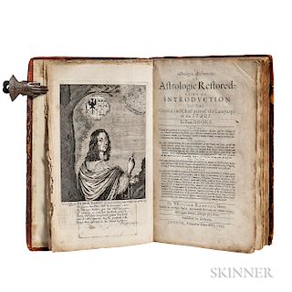 Ramesey, William (1627-1675) Astrologia Restaurata; or Astrologie Restored: Being an Introduction to the General and Chief Part of the