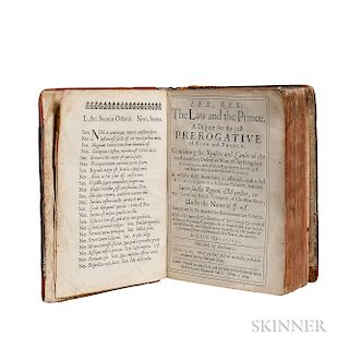 Rutherford, Samuel (1600?-1661) Lex, Rex: the Law and the Prince.