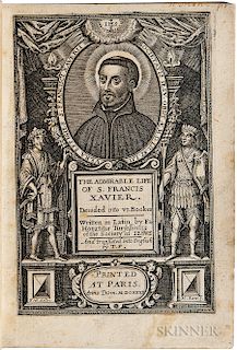 Torsellino, Orazio (1545-1599) The Admirable Life of S. Francis Xavier.