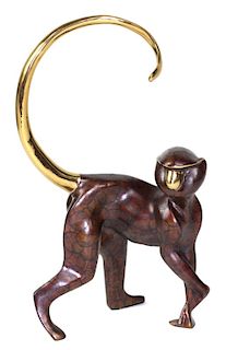 Alexsander Danel L/E Cast Bronze Monkey Figure