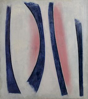 XCERON, Jean. Oil on Canvas. #495, 1963.