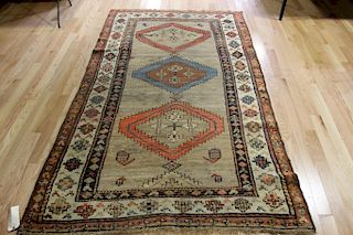 Antique & Finely Hand Woven Kazak Style Carpet.