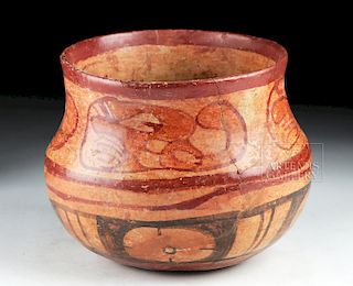 Large Mayan Polychrome Copador Bowl