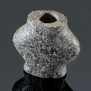 A Diorite Single Faced Bottle Bannerstone