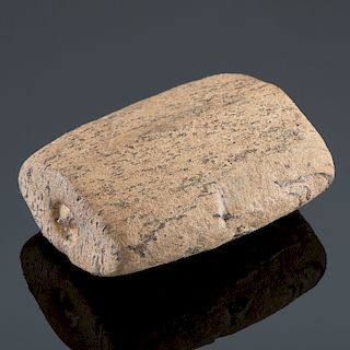 An Unfinished Gneiss Bannerstone